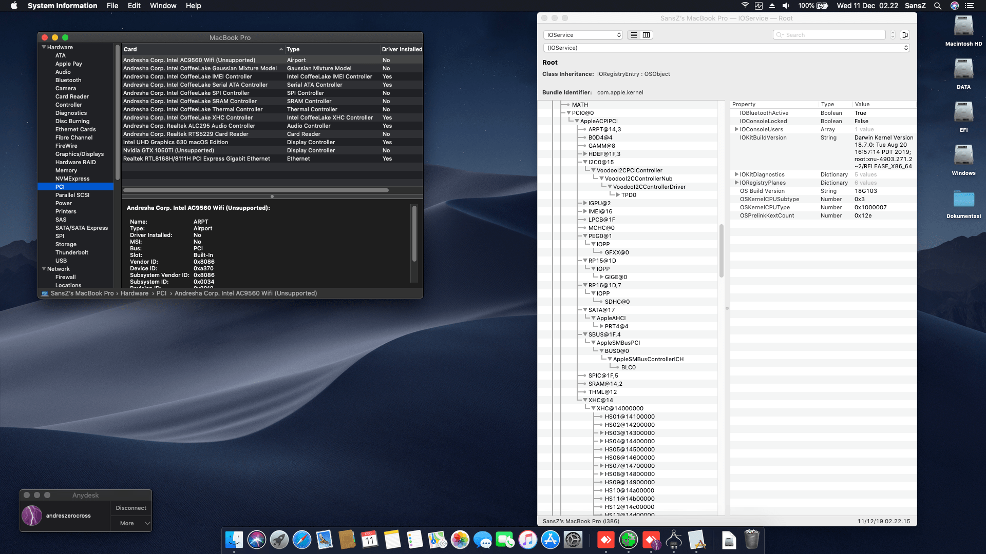Asus ROG GL503GE EN023T [CoffeLake + Intel UHD 630 + I2C] 9